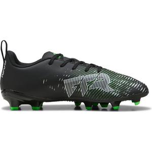 Футбольные бутсы для газона Future 8 Play FG/AG JR Puma, цвет puma black-puma silver-fluo green