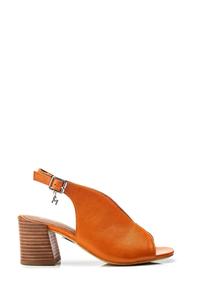 Босоножки Крисси Lonnia на блочном каблуке с верхом Moda In Pelle, оранжевый