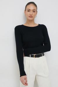 Хлопковый свитер United Colors of Benetton, черный