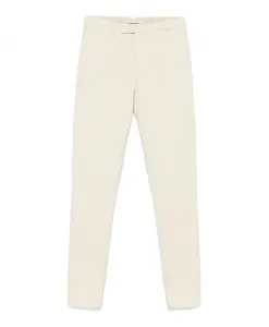 Бежевые хлопковые брюки с карманами Incotex, бежевый