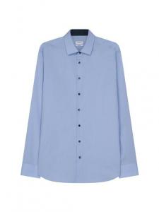 Деловая рубашка с длинным рукавом Seidensticker, синий