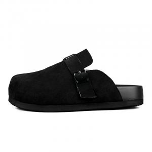 Craftsman Gang Абразивоустойчивые противоскользящие тапочки с закрытым носком Унисекс, Туманно-серый