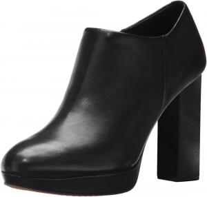 Женские ботильоны FOWT с закрытым носком и высокой платформой, на массивном каблуке, на молнии, для повседневной носки, работы, осени и зимы, размеры 4-16 US, Black