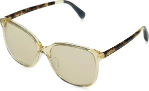 Женские солнцезащитные очки TOMS Sandela увеличенного размера, Champagne Crystal/Cocoa Tort/Champagne Photochromic