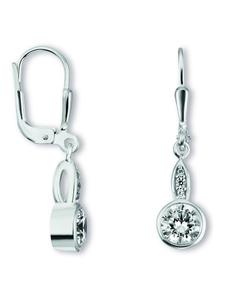 ONE ELEMENT Серьги с цирконами, изготовленные из серебра 925 пробы