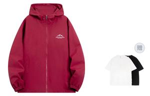 Куртки и пальто на осень, унисекс Csks, бордовый (comes with t-shirt)