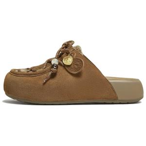 Женские кожаные сандалии с закрытым носком в стиле пэчворк TATA, Brown