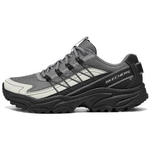 Женские кроссовки для походов на открытом воздухе, серые, низкие Skechers, Black/Gray
