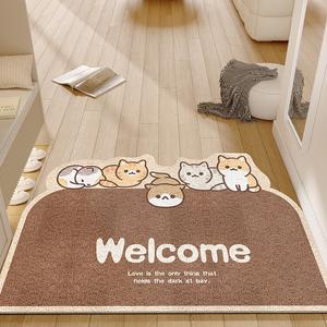 Xinglianxin Ковер 140х140 см для прихожей, уличный, петлевой ворс, грязеотталкивающий, режется