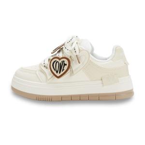 Кроссовки RUN MANNER Skateboarding Shoes Women's Low-top White, цвет Off White