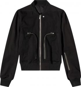 Бомбер Rick Owens Bauhaus Flight Woven Bomber 'Black', черный