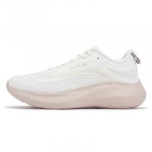 361° Износостойкие, легкие, дышащие и нескользящие. Низкие кроссовки для бега Feather, цвет: белый, розовый