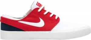 Кроссовки Nike Zoom Stefan Janoski Canvas RM SB 'White University Red', белый