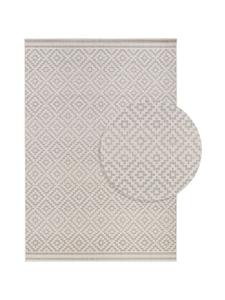 Ковер Teppich Boss, цвет in/ & outdoorteppich raute grau creme