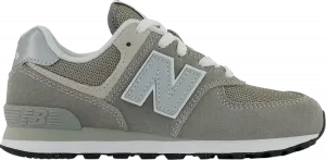 Кроссовки New Balance 574 Little Kid Wide 'Core Pack - Grey White', серый