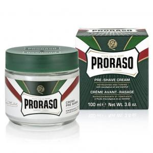 Proraso Green освежающий крем перед бритьем, 100 мл