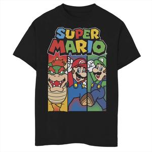Футболка с рисунком Nintendo Mario's Story для мальчиков 8–20 лет Licensed Character