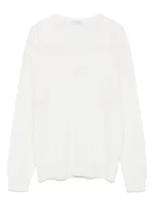 Свитер с V-образным вырезом Brunello Cucinelli, нейтральный