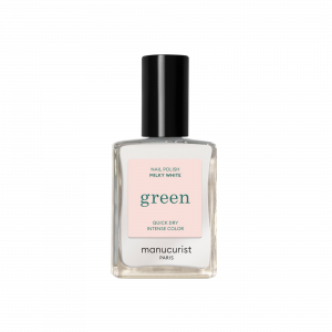 Зеленый лак для ногтей Manucurist, Milky white