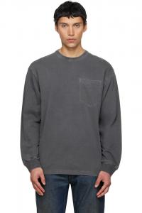 Carhartt Work In Progress Серая футболка с длинными рукавами Torion с карманом