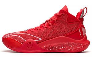 Баскетбольные кроссовки CJ-1 мужские, среднего размера, огненно-красные/стандартные, белые Lining