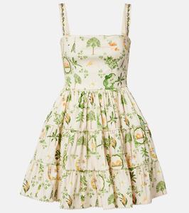 Лима мини-платье из хлопковой смеси с цветочным принтом Agua by Agua Bendita, Wild