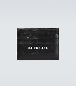 Кредитница с логотипом Balenciaga, черный