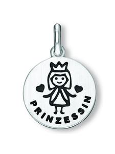 ONE ELEMENT Кулон «Принцесса» из серебра 925 пробы, диаметр 12,5 мм