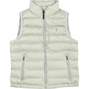 Пуховик-жилет женский Polo Ralph Lauren, серебряный серый