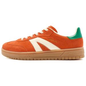 QIAODAN Нескользящие легкие низкие женские кроссовки для скейтбординга оранжевого цвета