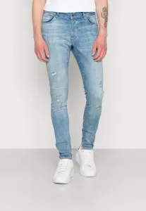 Джинсы aron sup, узкий крой Cars Jeans, Damage Bleache