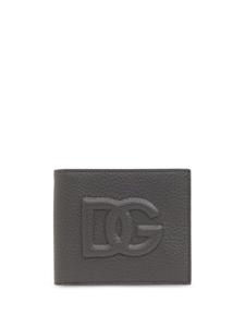 Dolce & Gabbana кошелек с тисненым логотипом, серый