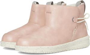 Женские ботинки HEYDUDE Camden Bow Cozy (для детей младшего и среднего возраста), Sparkle Pink