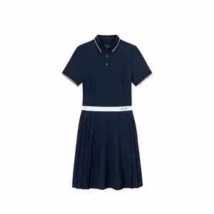 ANTA Женское платье с коротким рукавом Variety Training Collection Midnight Blue