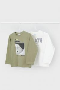 Футболки 2 шт Mayoral, зеленый