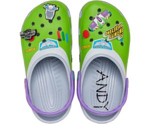 Сабо Crocs Classic x Toy Story 'Buzz Lightyear', зеленый/серый