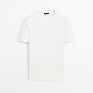 Футболка Massimo Dutti из мерсеризованного хлопка