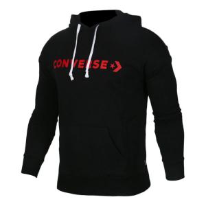 Толстовка wordmark big logo hoodie 'black' Converse, черный