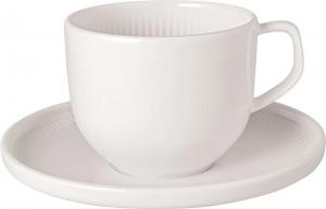 Чашка с блюдцем Villeroy & Boch Afina, 2 предмета, 150 мл, белый