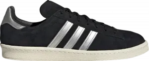 Кроссовки Adidas Campus 'Black Metallic Silver', черный