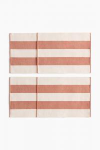 Салфетки H&M Cotton Dish Washer, 4 штуки, 45X33 см, розовый