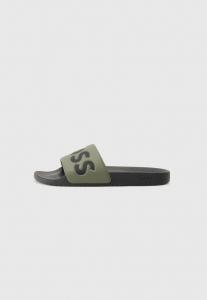 Шлепанцы ARYEH - Slippers BOSS, зеленый
