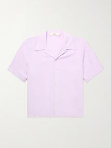 Рубашка Noam из вуали с воротником-трансформером SÉFR, фиолетовый