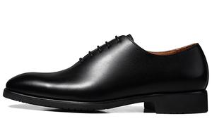 Британский стиль деловые оксфорды повседневные туфли мужские черные Zuti, черные ZB171