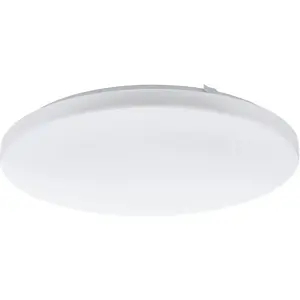 Светодиодная потолочная лампа FRANIA Потолочная лампа, белая, малая высота установки, Вт, офис LED-панель 1 шт. Теплый белый Свет для гостиной, кухни, столовой, коридора, современный Eglo, белый