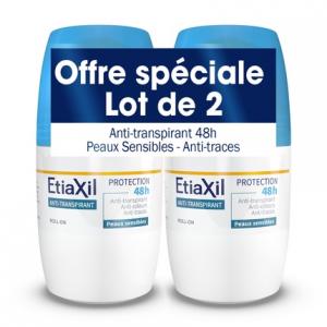 Дезодорант-антиперспирант 48 часов, роликовый, 50 мл - упаковка из 2 шт. Etiaxil