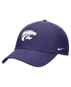Шапка регулируемая Big Boys and Girls Purple Kansas State Wildcats 2024 Sideline Club Nike