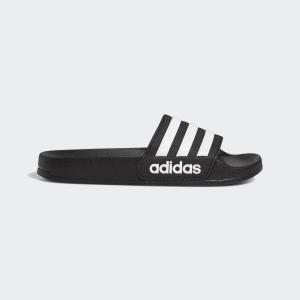Шлепанцы для душа Adilette Adidas, цвет Core Black/Cloud White/Core Black