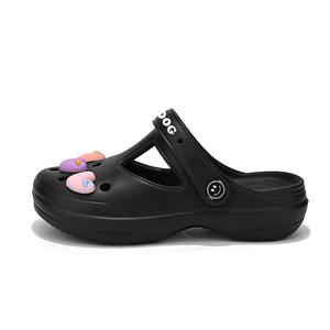 Детские тапочки с противоскользящей, противоударной и дышащей подошвой BOBDOG, черный