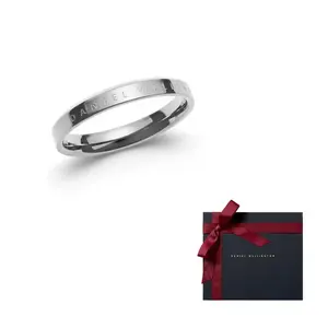 DW/DanielWellington Даниэль Веллингтон унисекс кольцо из серебристого сплава